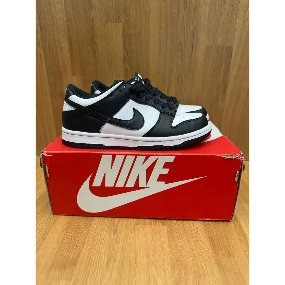 Nike Dunk Low Black White Youth Size 5Y Sneakers